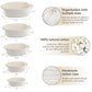 Voowo Set Of 5 Rope Basket, Woven Rope Baskets For Storage, Baskets For Gifts Empty, Small Rope Basket For Organizing, Nursery R