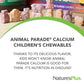 Naturesplus Animal Parade Calcium, Vanilla Sundae Flavor - 90 Animal-Shaped Chewable Tablets - Pack Of 2 - Promotes Healthy Bone