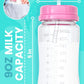 Skywin Self Feeding Baby Bottle 8oz Bottle Holder for Baby - 2 Pack Baby Bottle with Straw, Anti Colic, for Convenient Feeding (