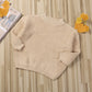 Toddler Baby Girls Knitted Sweater Fall Winter Warm Pullover Tops For Kids Boy Girl Outfits Clothes (6-12 Months, Beige New)