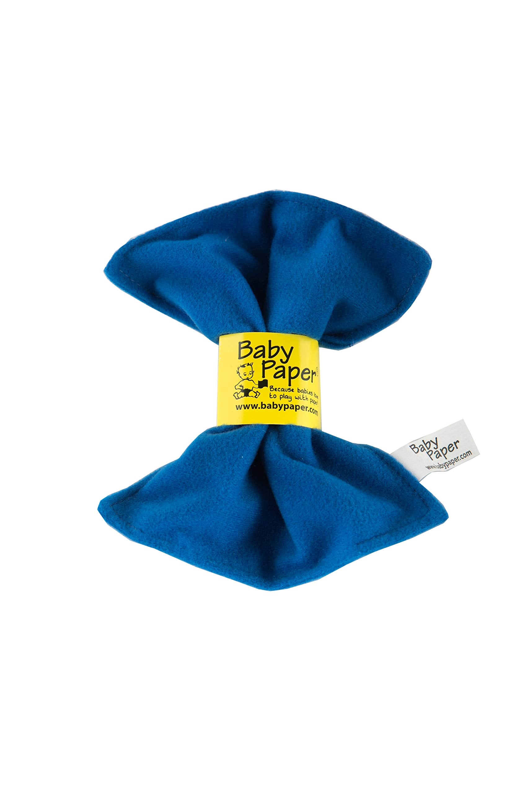 Original Baby Paper - Crinkle Teether and Sensory Toy for Babies and Infants | Blue | Non-Toxic, Washable | Great for Baby Showe