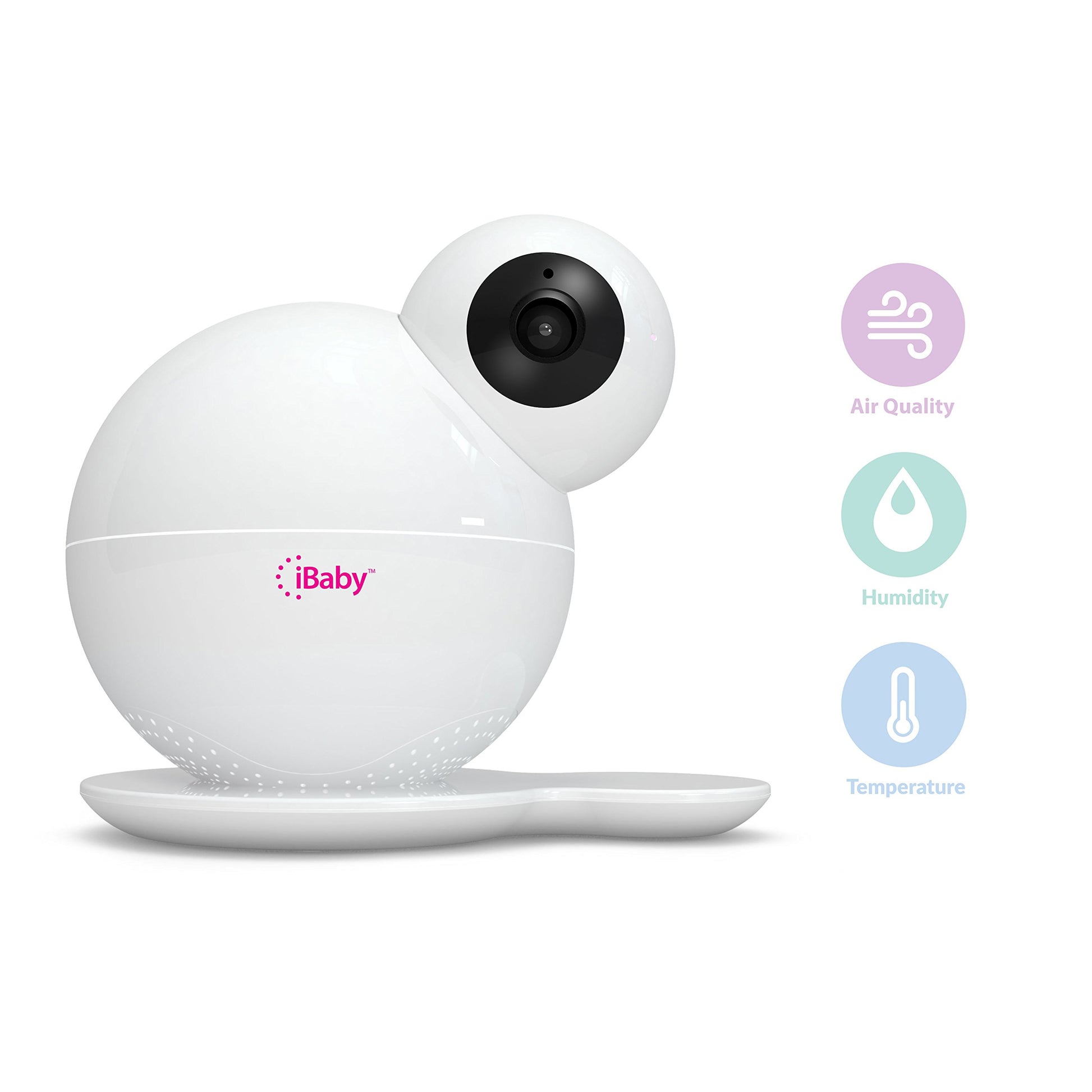 iBaby Monitor M6S, Smart Wifi Enabled Total Baby Care System 1080p Wireless Infant Safety Camera Kit with Wi-Fi Speakers, Night