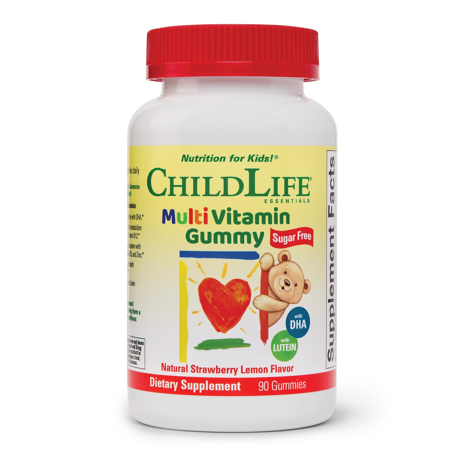 Childlife Essentials Multivitamin Gummies For Kids - Children'S Vitamins, Kids Multivitamins With Dha, Sugar Free - Natural Stra