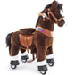 PonyCycle Horse Ride on Toys for Kids Riding Pony Horse Toys (30 Height/Size 3) Giddy up Rocking Horse Classic Model U with Brak