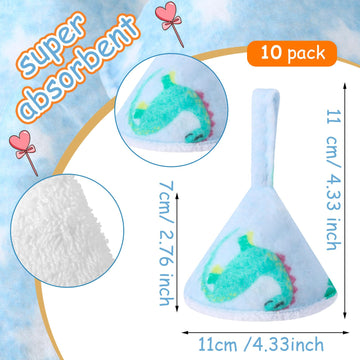 Suhine 10 Pcs Baby Boy Pee Shield Diaper Changing Accessory Reusable Pee Covers Baby Boy Cap For Newborn Boys(Cute)