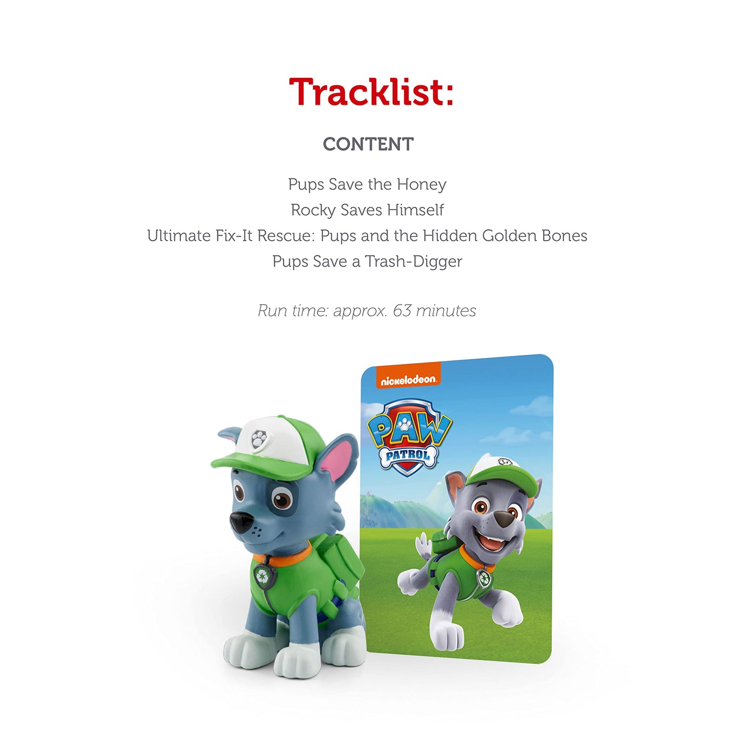 Tonies Rocky Audio Play Character from Paw Patrol