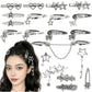 20pcs Y2K Star Hair Clips - Cute Silver Snap Clips for Women, Star Shaped Hair Accessories, Ideal for Emo, Grunge, Punk & 2000s 