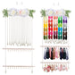 Cherrboll Hair Bow Holder For Girls, Headband Organizer W/24 Hooks, Hanging Hair Clips Organization For Nursery Decor Room Wall