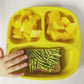 Re-Play 3x3 Divided Toddler Plates and Utensils Set - Toddler Forks and Spoons Set - Dishwasher and Microwave Safe - Made in USA