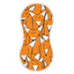 YYZZH Cartoon Red Fox Big Family Pattern Muslin Burp Cloths for Baby 1 Pack 100% Cotton Baby Washcloths Bibs for Boy Girl