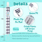 Babygoal Neutral Pacifier Clips, 6 Pack Binky Paci Holder Clips And Leash For Boys And Girls Fits For Most Pacifier, Binkie Styl