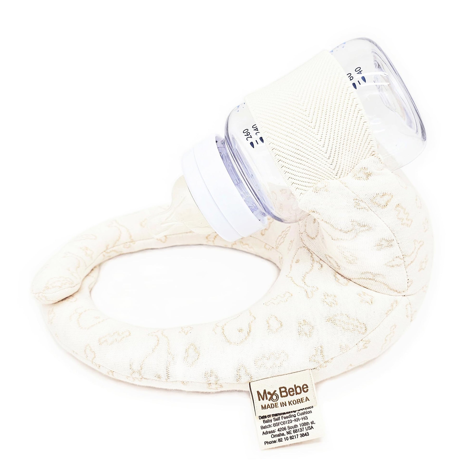 My Bebe Baby Self Feeding Cushion, Baby Self Feeding Pillow, Breast Feeding Pillow, Baby Feeding Bottle Holder, Baby Organic Cot