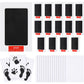 Jetec 15 Set Inkless Baby Footprint And Handprint Kit, Clean Touch Ink Pad For Baby Hand And Footprints, Dog Paw Print Kit With