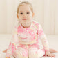 Vaenait Baby Kids Junior 100% Cotton Sleepwear Pajamas 2Pcs Set Tiedye-Pinkyellow-254 S