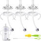 Plastic-Free Straw Cup Conversion Kit for Philips Avent Natural Baby Bottle, Sippy Cup Transition Kit with All Silicone Straw To