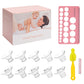 Flange Sizing Kit Upgrade, 10Pcs 13/15/17/19/21Mm Flange Inserts, Compatible With Most 24Mm Wearable Breast Pumps From Medela/Sp