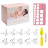 Flange Sizing Kit Upgrade, 10Pcs 13/15/17/19/21Mm Flange Inserts, Compatible With Most 24Mm Wearable Breast Pumps From Medela/Sp