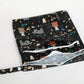 Sigzagor Wet Bag Baby Cloth Diaper Nappy Bag Reusable Washable With Two Zippered Pockets (Animal Racoon)