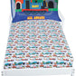 Todays Kids Choo Choo Train Toddler Bed Sheets for Boys - 2-Piece Baby Crib Sheets Boy Crib Size, 28x52 Fitted Sheet & 20x30 Pil