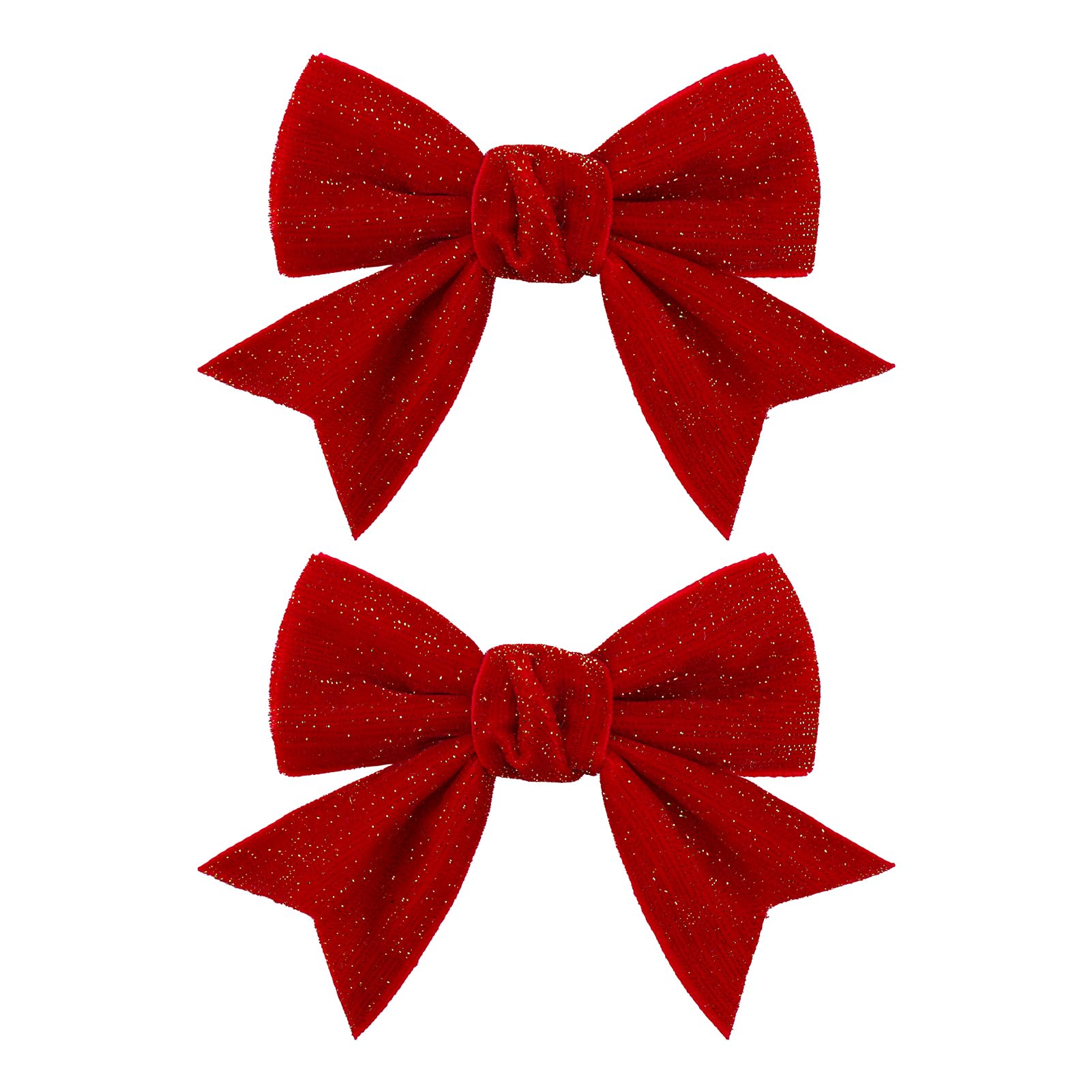 Yanjie Valentines Day Hair Bows Clips Red Hair Clips Valentines Alligator Barrettes Clips Red Velvet Ribbon Hair Accessories Gir