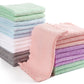 Orighty Baby Washcloths 24-Pack, Microfiber Coral Fleece Baby Face Towels, Soft And Absorbent Wash Cloths For Newborns, Infants