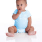 When Mom And Dad Say No Call 1800 Grandma - Funny Baby Essentials Bodysuit - Newborn Girl Outfit (Newborn, Light Blue)