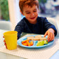 Green Eats 4 Pack Snack Plate, Green