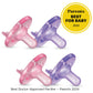 Philips Avent Soothie Pacifier, Pink/Purple, 0-3 Months, 4 Pack, Scf190/42