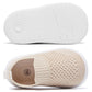 Morendl Toddler Shoes Baby Walking Sock Shoes Non-Slip Breathable Boys & Girls Sneakers Infant Tennis Shoes Khaki 9-12Months