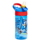 Zak Designs Sonic The Hedgehog Kids Water Bottle With Spout Cover And Built-In Carrying Loop, Made Of Durable Plastic, Leak-Proo