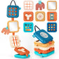 Dilovely Busy Board for 1 Year Old, Travel Toys for Toddlers 1-3, Montessori Busy Board - Car Airplane Essentials, Sensory Activ