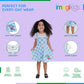 Wizard Of Oz Dorothy Toddler Girls Cosplay Dress Gingham Blue/White 4T