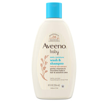Aveeno Baby Wash & Shampoo For Hair & Body, Tear-Free, Fresh, 8 Oz