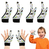 Yxmeiguo 4pcs Thumb Sucking Guard Gloves Kids Anti Thumb Sucking Glove Chewy Compression Thumb Sucking Stop Nail Biting Finger B