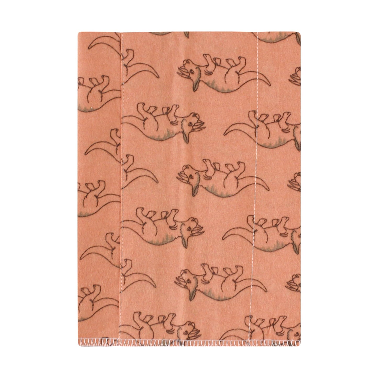 Hudson Baby Unisex Baby Cotton Flannel Burp Cloths, Dinosaur Adventures 7-Pack, One Size