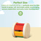 PlanToys Wooden Roller Rattle Toy for Babies | Montessori Baby Sensory Toy with Gentle Sound | Eco-Friendly Crawling & Motor Ski