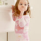 Vaenait Baby Kids Junior 100% Cotton Sleepwear Pajamas 2Pcs Set Tiedye-Milkpurplepink-251 Xl