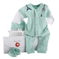 Baby Aspen, Baby M.D. Three-Piece Layette Set In Doctor'S Bag Gift Box, 0-6 Months