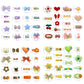 Hair Clips For Girls 69 Pcs Bundle No Slip Assorted Barrettes For Kids Bows Cute Hair Accessories For Little Girls Teens Toddler