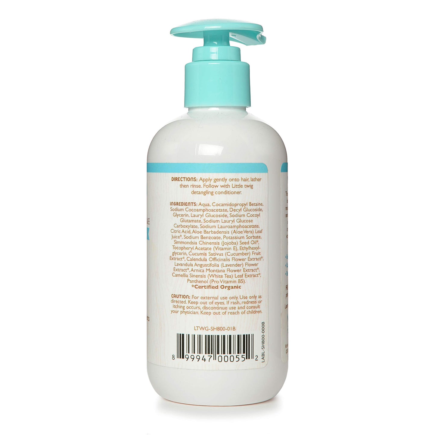 Little Twig Fragrance-Free Shampoo, Hair Shampoo With Natural Plant Derived Formula, Vegan, Gluten-Free, Perfect For Newborns, 8