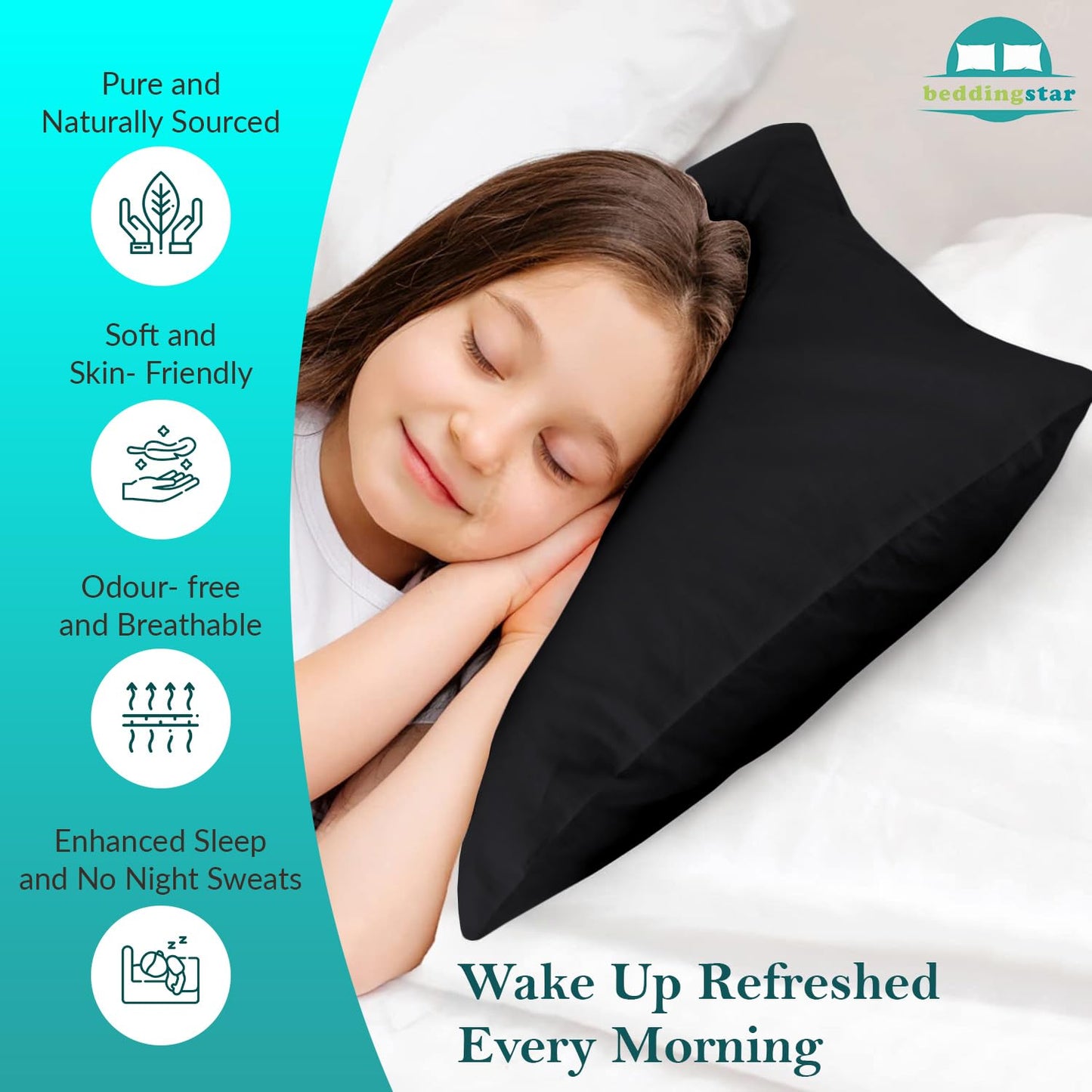 Travel Pillow Case 14X20 Size Set Of 2 Envelope Closure Toddler Pillowcase 600 Thread Count 100% Soft Egyptian Cotton Travel Pil