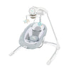 Ingenuity InLighten Soothing Swing - Swivel Infant Seat, Soothing Sounds, Lightweight Mesh - Dakota