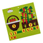 ATORSE Montessori Toys Math Toys Busy Board for Vegetables Activity Chili