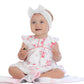 Babygiz Baby Girl Headbands-Infant,Toddler Cotton Handmade Hairbands With Bows Child Hair Accessories (Snow White)