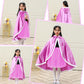 Century Star Girl Fur Princess Cape With Hood Girls Cloak For Little Girls Christmas Purple 2-3 Years