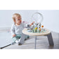 Janod J04402 Sweet Cocoon Wooden Activity Multi-Play Table Toddlers - Fine Motor Development - Non-Slip Feet - Water Painted and