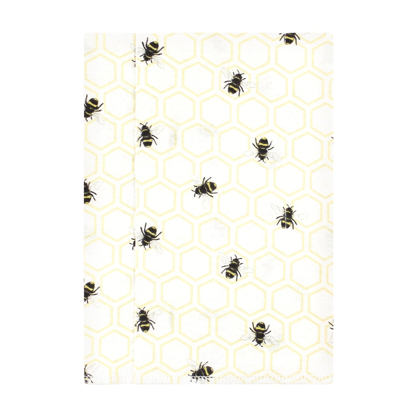 Hudson Baby Unisex Baby Flannel Burp Cloth 7Pk, Honey Bee, One Size