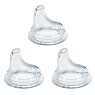 Nuk Replacement Silicone Spout For Nuk Active And Learner Cups, Clear, Pack Of 3