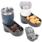 Viotiin 2PCS Child Car Seat Snack Tray/Cup Holder for Safety 1st EverFit & Grow and Go | Maxi-COSI Pria | Cosco All-in-One Car S