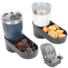 Viotiin 2PCS Child Car Seat Snack Tray/Cup Holder for Safety 1st EverFit & Grow and Go | Maxi-COSI Pria | Cosco All-in-One Car S